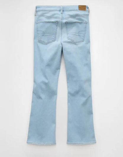 AE High-Waisted Kick Bootcut Crop Jean