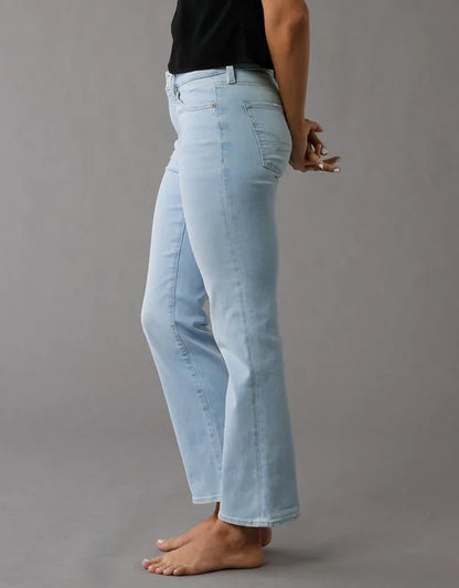AE High-Waisted Kick Bootcut Crop Jean