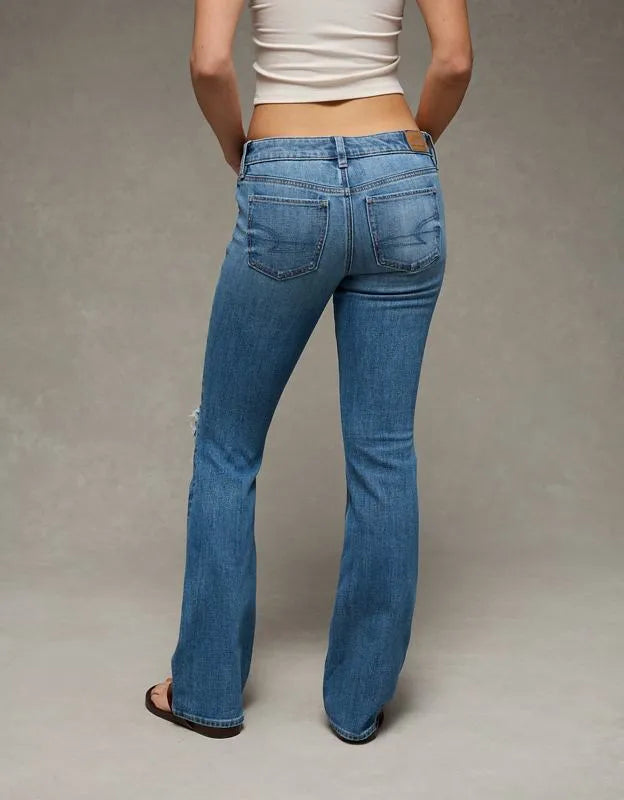 AE Super Low-Rise Kick Bootcut Jean