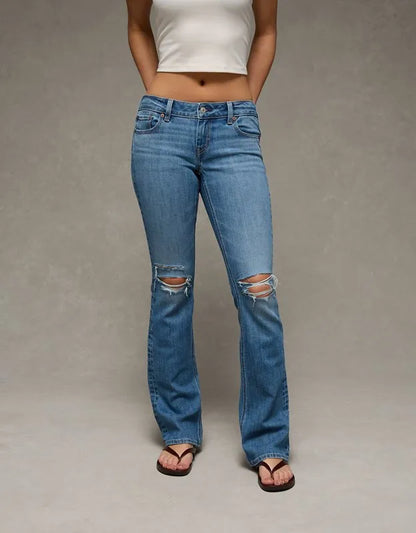AE Super Low-Rise Kick Bootcut Jean