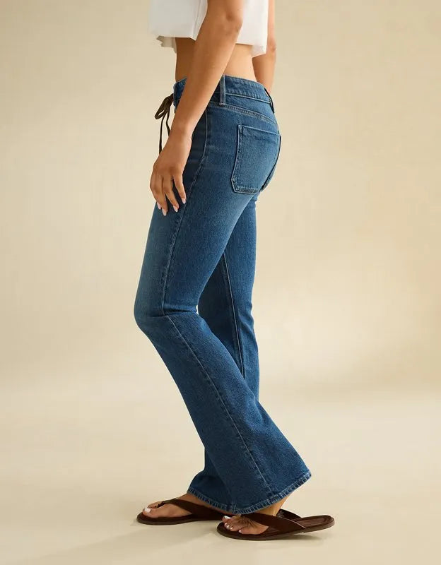AE Super Low-Rise Kick Bootcut Jean