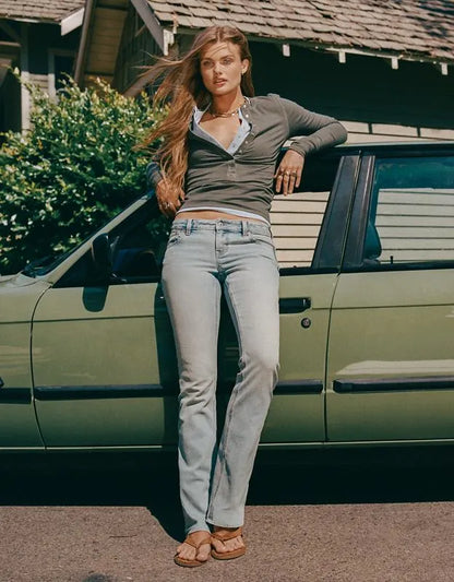 AE Super Low-Rise Kick Boot Jean