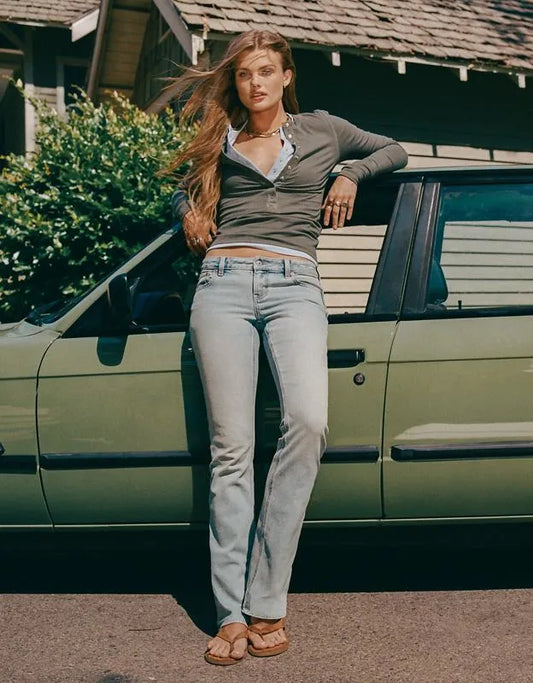 AE Super Low-Rise Kick Boot Jean