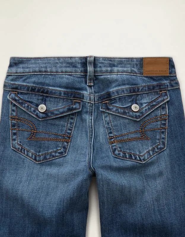 AE Super Low-Rise Kick Bootcut Jean