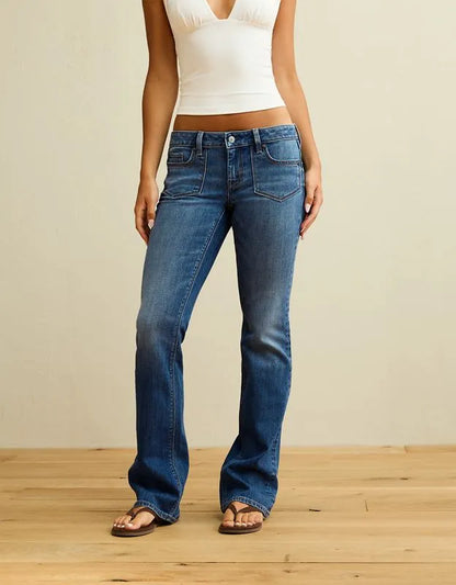 AE Super Low-Rise Kick Bootcut Jean