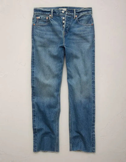 AE77 Premium Straight Ankle Jean