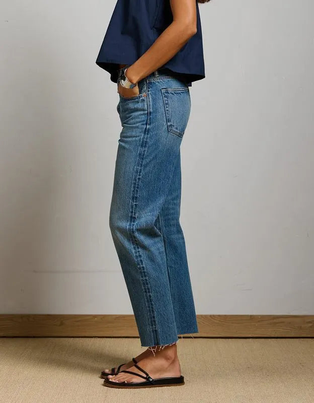 AE77 Premium Straight Ankle Jean