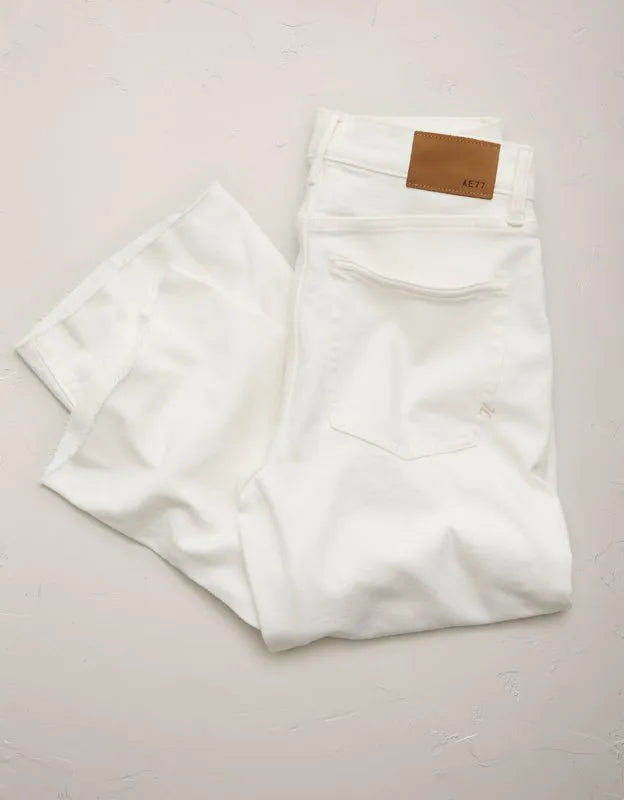 AE77 Premium Bootcut Crop Jean