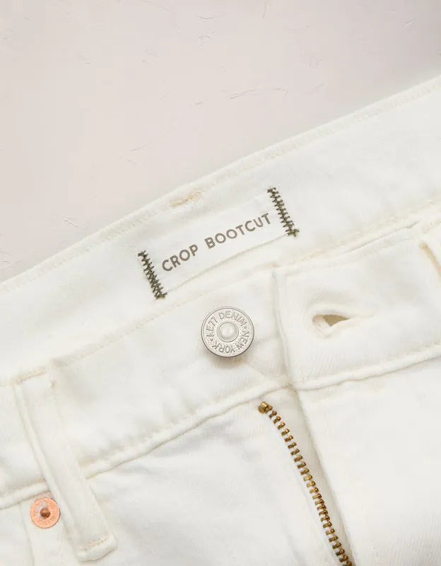 AE77 Premium Bootcut Crop Jean