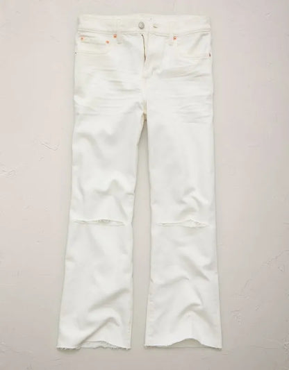 AE77 Premium Bootcut Crop Jean