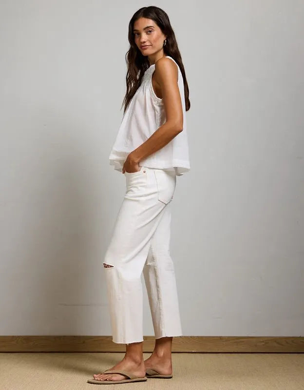 AE77 Premium Bootcut Crop Jean