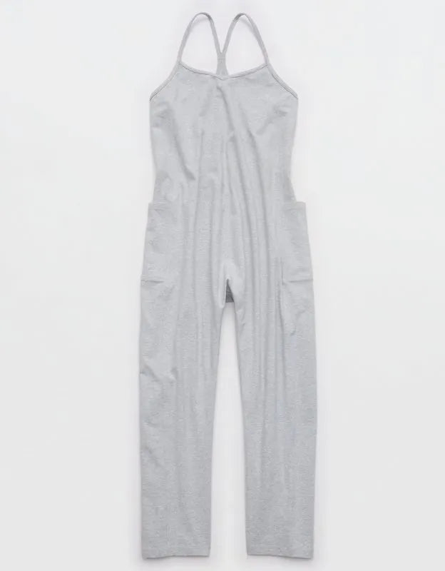 OFFLINE By Aerie OG Cotton Racerback Jumpsuit