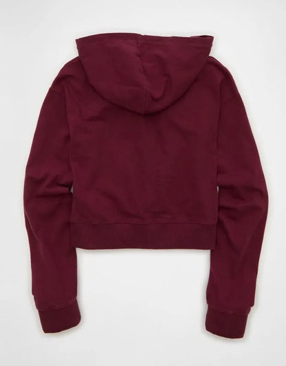 AE Cropped Zip-Up Hoodie