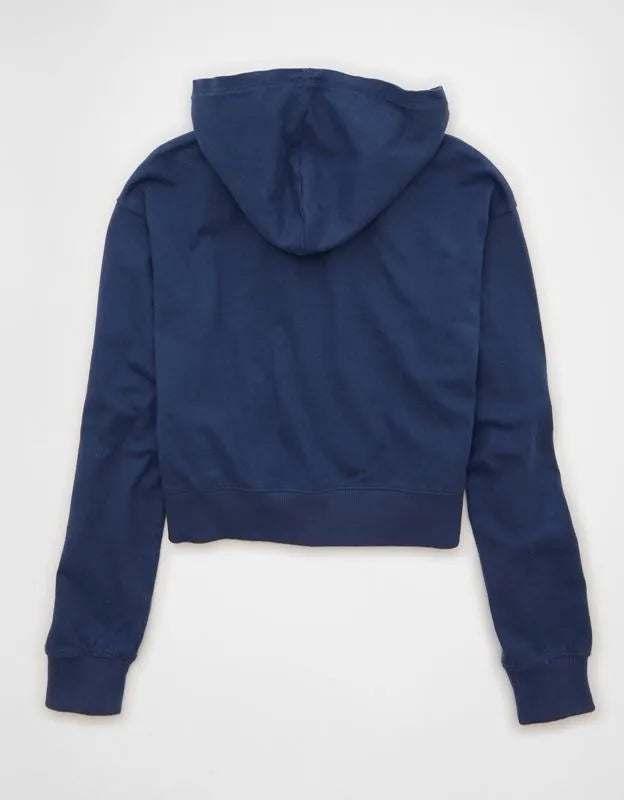AE Cropped Zip-Up Hoodie