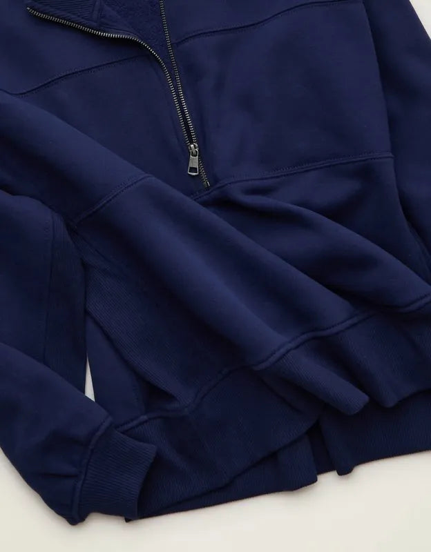 AE Everyday Luxe Quarter-Zip Sweatshirt