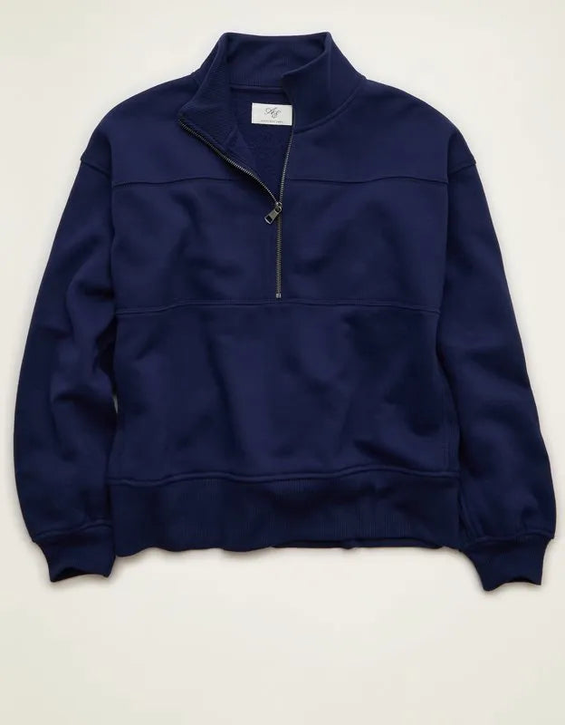 AE Everyday Luxe Quarter-Zip Sweatshirt