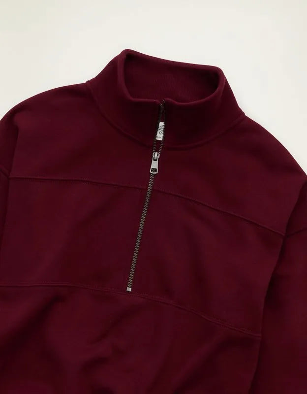 AE Everyday Luxe Quarter-Zip Sweatshirt