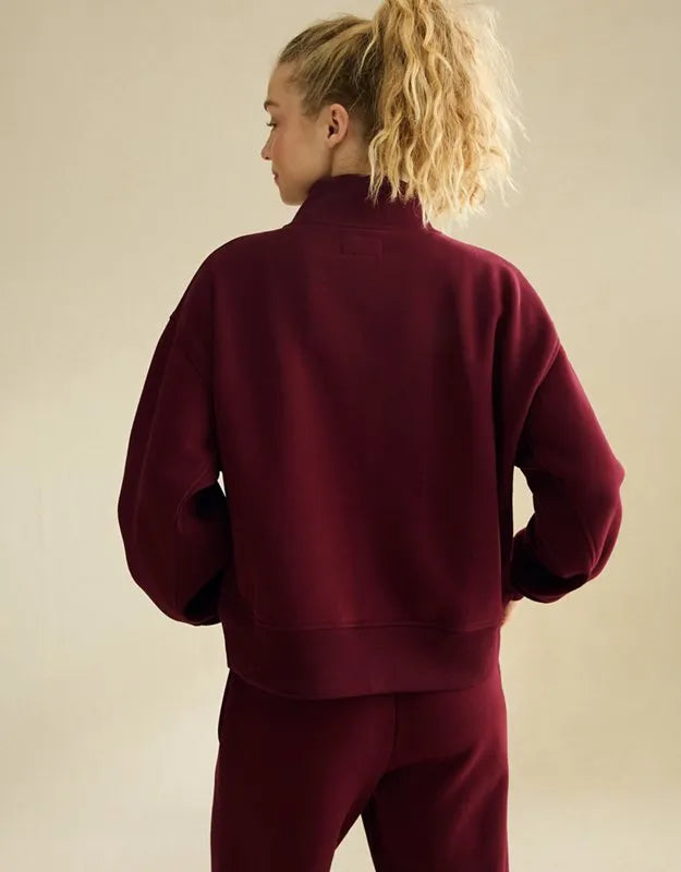 AE Everyday Luxe Quarter-Zip Sweatshirt