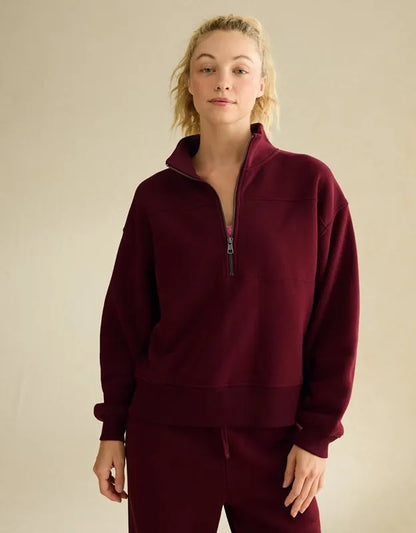 AE Everyday Luxe Quarter-Zip Sweatshirt