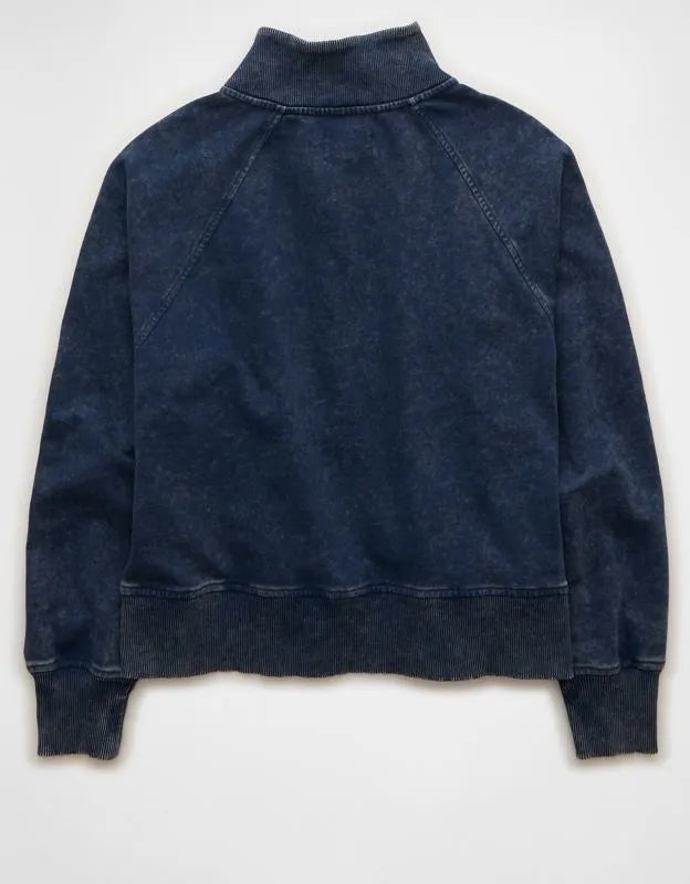 AE Big Hug Fleece Henley Sweatshirt
