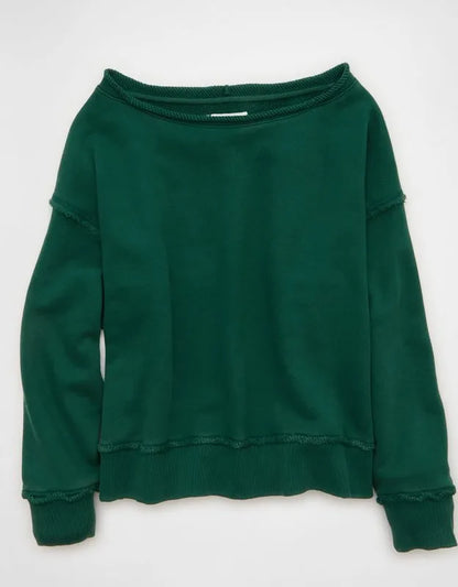 AE On a Roll Off-the-Shoulder Sweatshirt