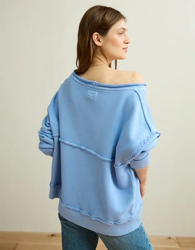 AE On a Roll Off-the-Shoulder Sweatshirt