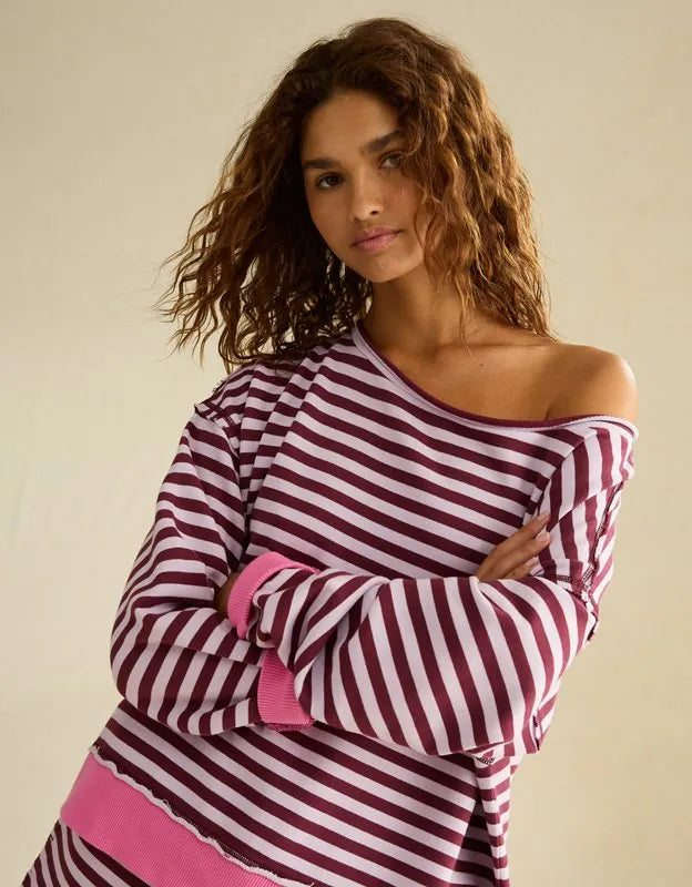 AE On a Roll Off-the-Shoulder Sweatshirt