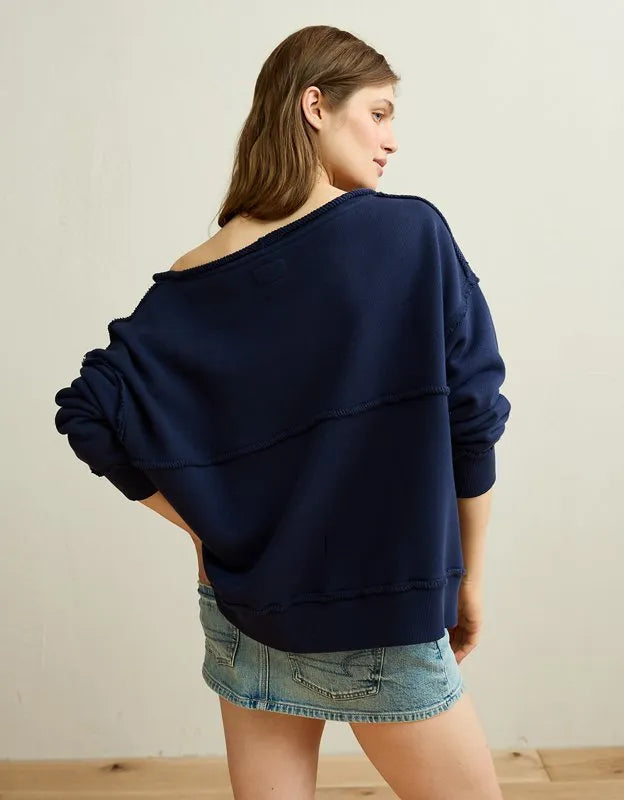 AE On a Roll Off-the-Shoulder Sweatshirt