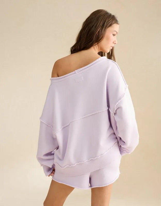 AE On a Roll Off-the-Shoulder Sweatshirt