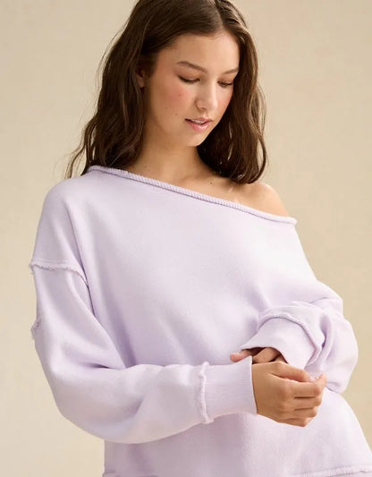 AE On a Roll Off-the-Shoulder Sweatshirt