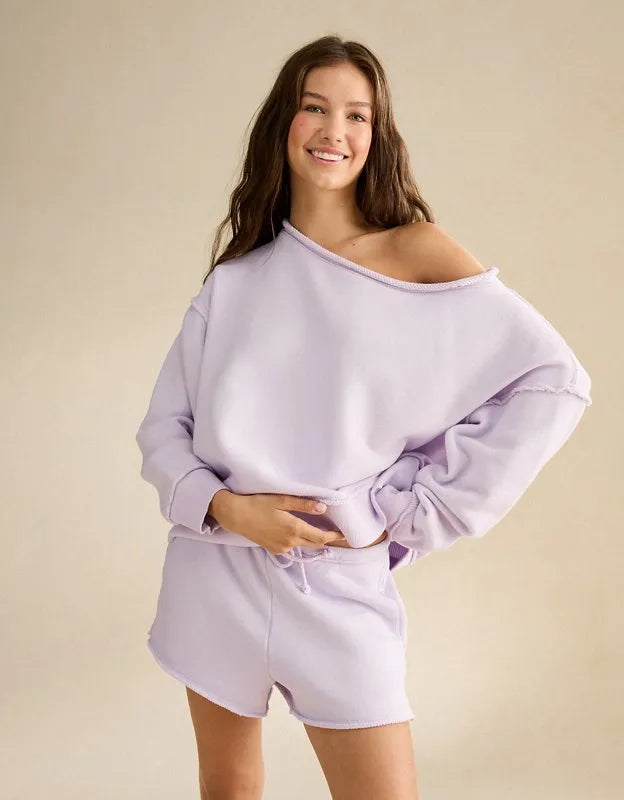 AE On a Roll Off-the-Shoulder Sweatshirt