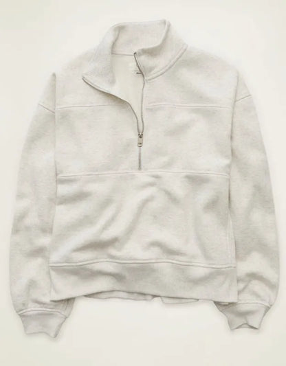 AE Everyday Luxe Quarter-Zip Sweatshirt