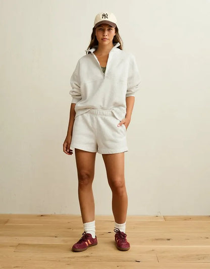 AE Everyday Luxe Quarter-Zip Sweatshirt
