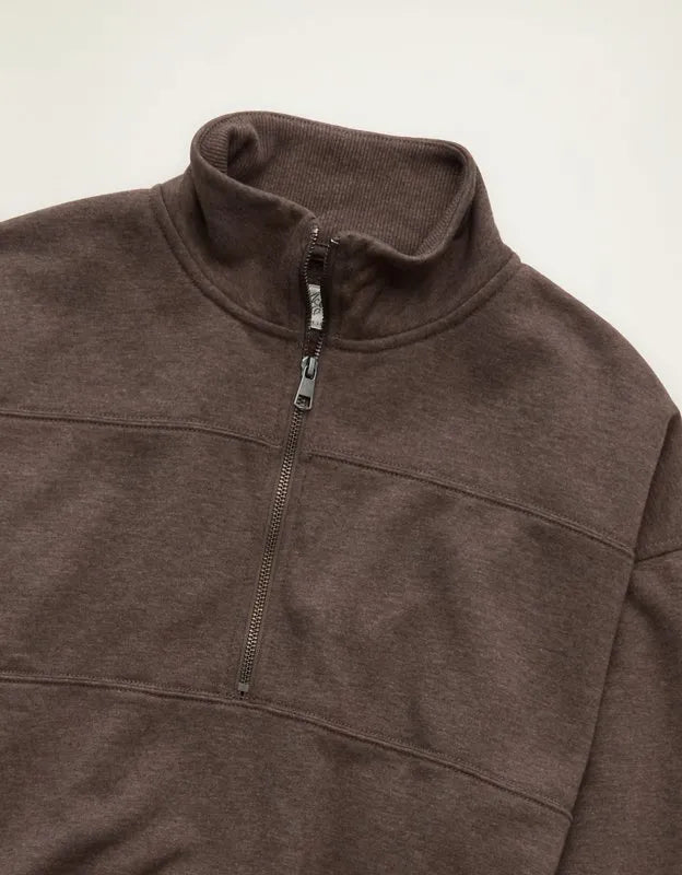 AE Everyday Luxe Quarter-Zip Sweatshirt