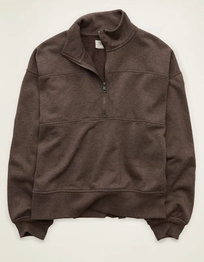 AE Everyday Luxe Quarter-Zip Sweatshirt