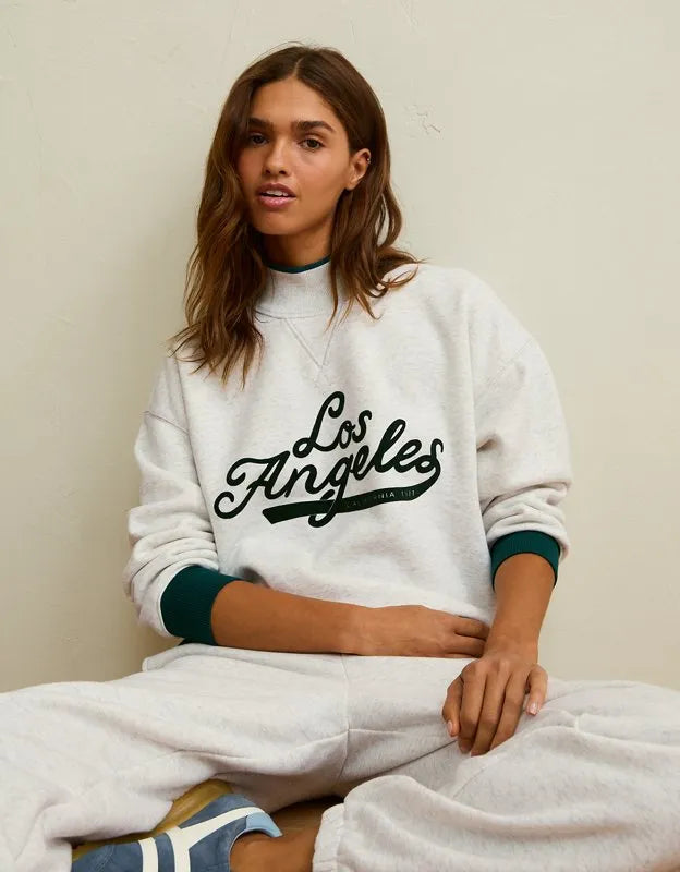 AE Everyday Luxe Mock Neck Sweatshirt