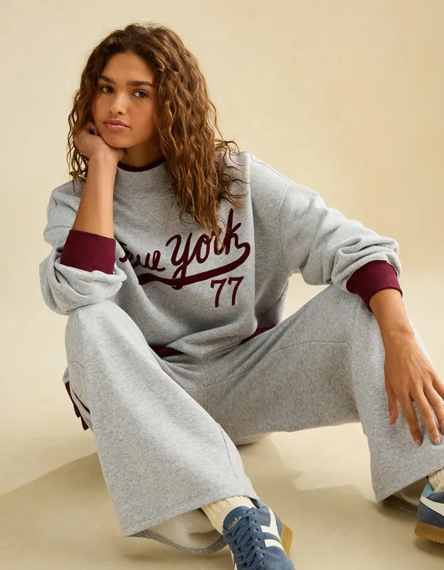 AE Everyday Luxe Mock Neck Sweatshirt