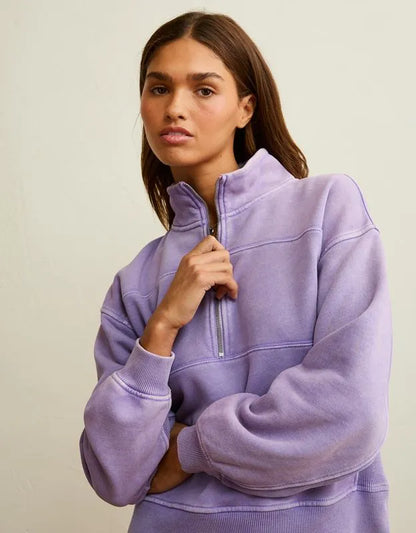 AE Everyday Luxe Quarter-Zip Sweatshirt