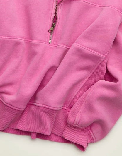 AE Everyday Luxe Quarter-Zip Sweatshirt