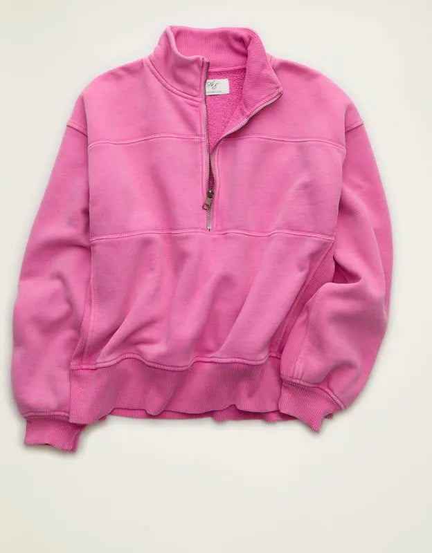 AE Everyday Luxe Quarter-Zip Sweatshirt