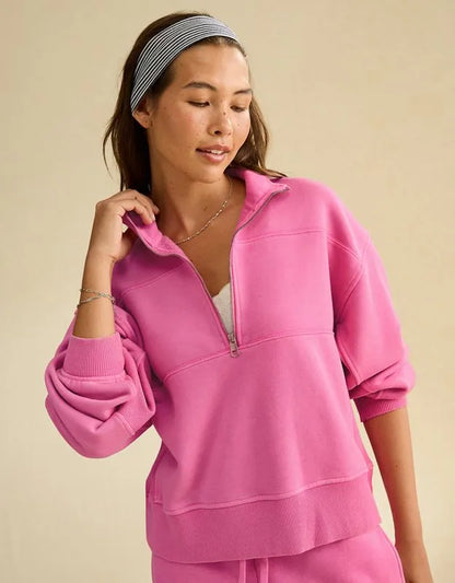 AE Everyday Luxe Quarter-Zip Sweatshirt