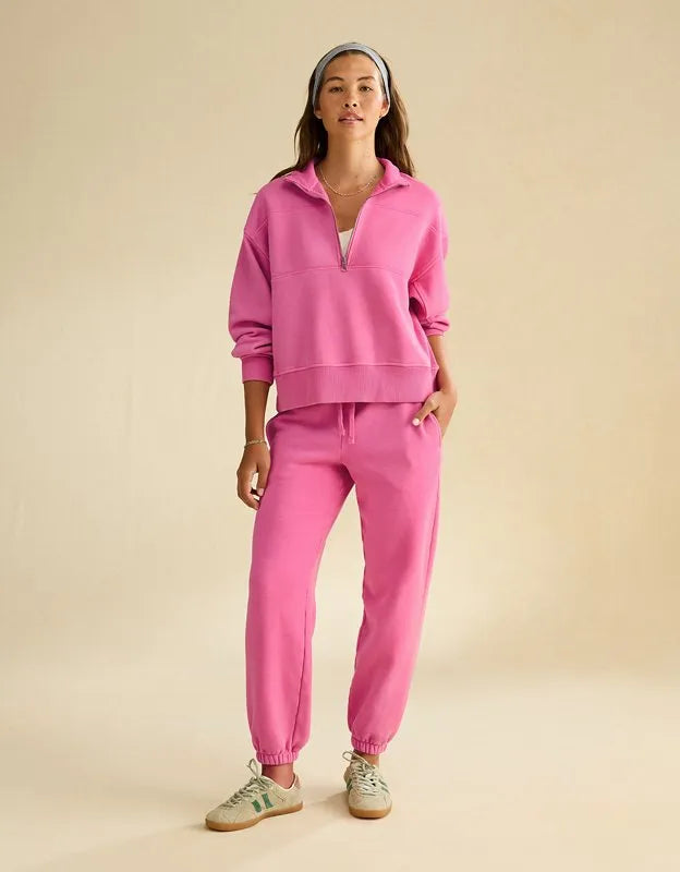AE Everyday Luxe Quarter-Zip Sweatshirt