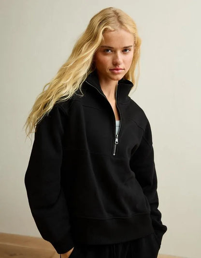 AE Everyday Luxe Quarter-Zip Sweatshirt
