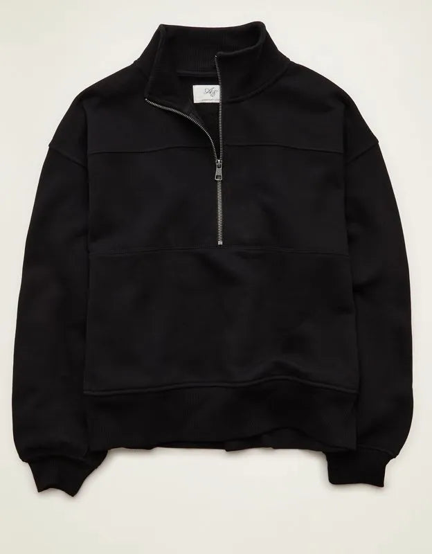 AE Everyday Luxe Quarter-Zip Sweatshirt