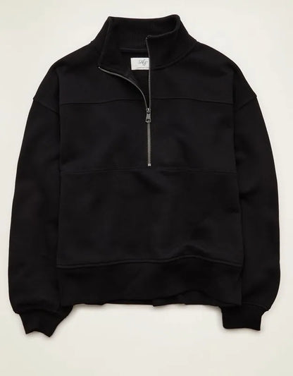 AE Everyday Luxe Quarter-Zip Sweatshirt