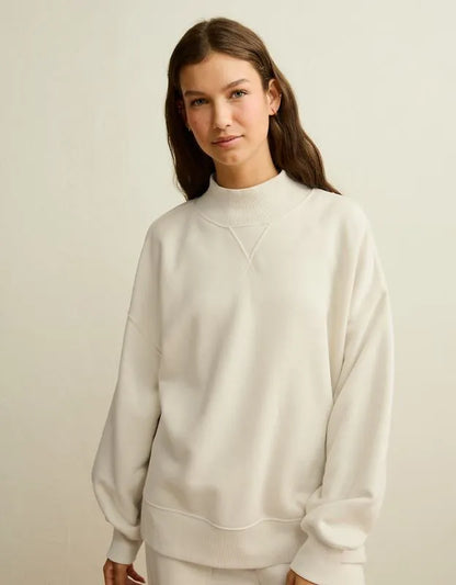 AE Everyday Luxe Mock Neck Sweatshirt