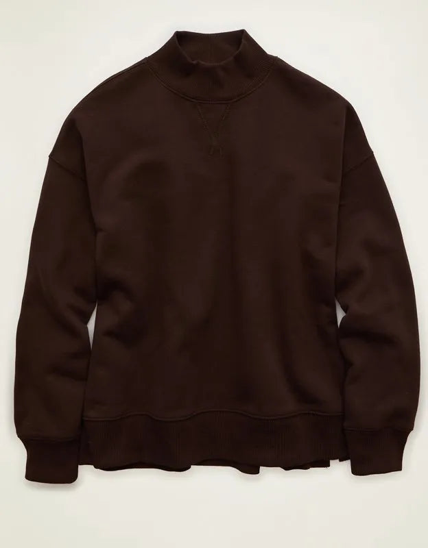 AE Everyday Luxe Mock Neck Sweatshirt