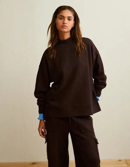 AE Everyday Luxe Mock Neck Sweatshirt
