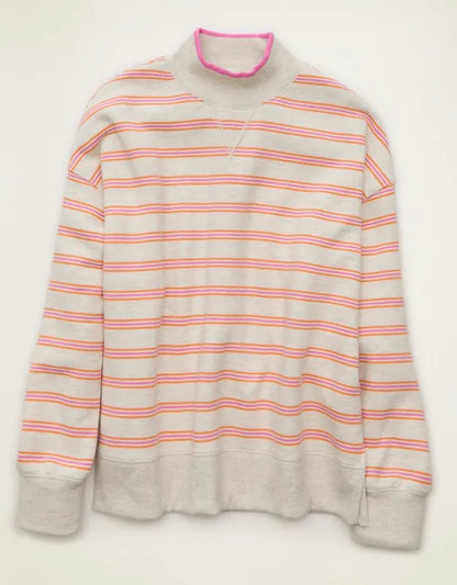 AE Everyday Luxe Mock Neck Sweatshirt