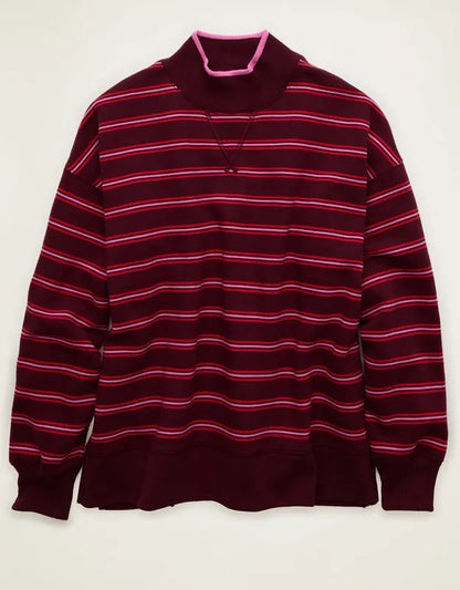 AE Everyday Luxe Mock Neck Sweatshirt